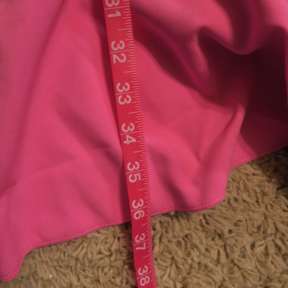 Fame and Partners Pink Off the Shoulder Midi Dress The Sasha Dress NWT - Picture 7 of 15